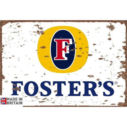 Scarthingwell Foster's Beer Sign Metal Wall Mounted - 45cm