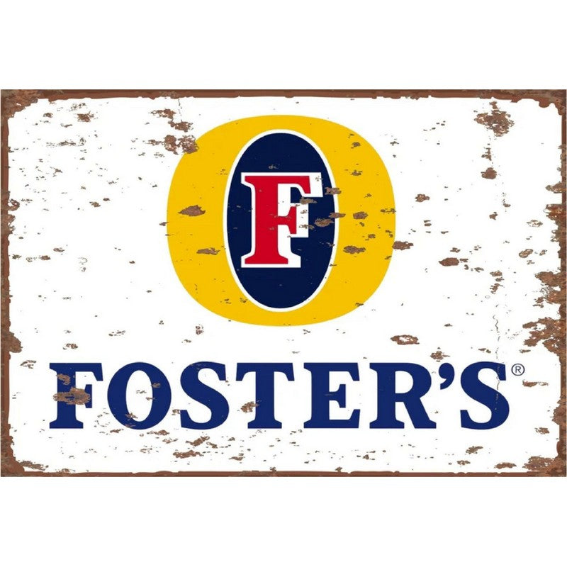 Scarthingwell Foster's Beer Sign Metal Wall Mounted - 45cm