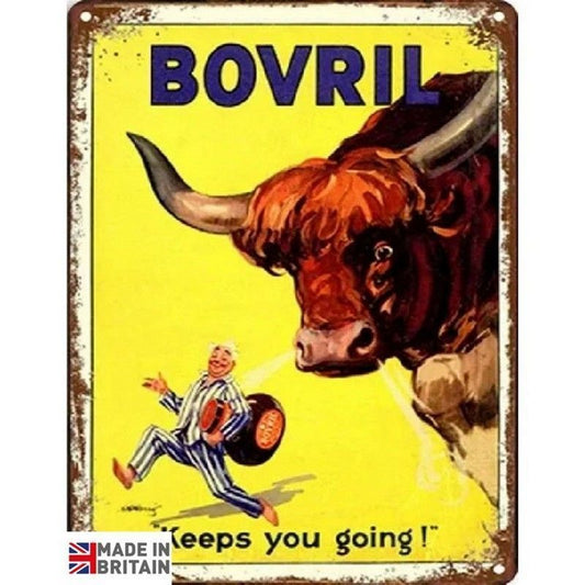 Scarthingwell Bovril Sign Metal Wall Mounted - 45cm