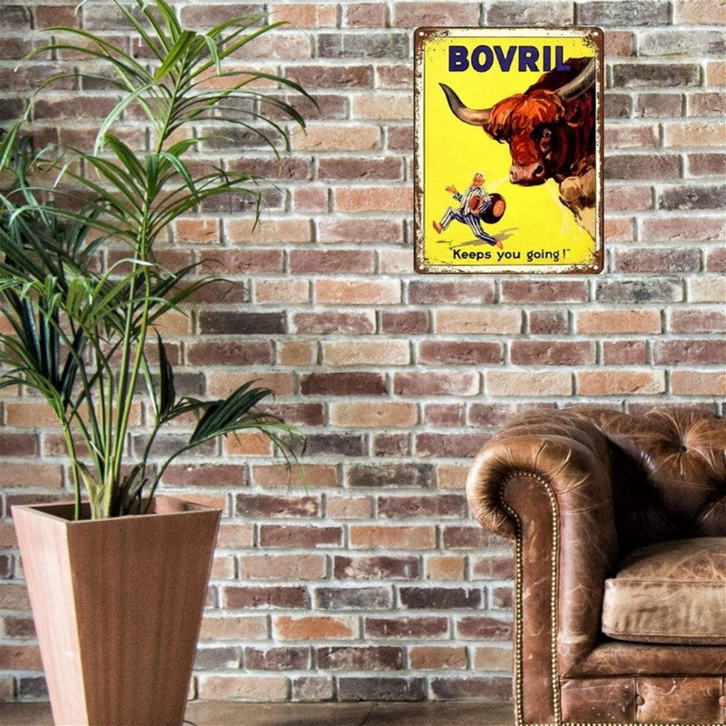 Scarthingwell Bovril Sign Metal Wall Mounted - 60cm