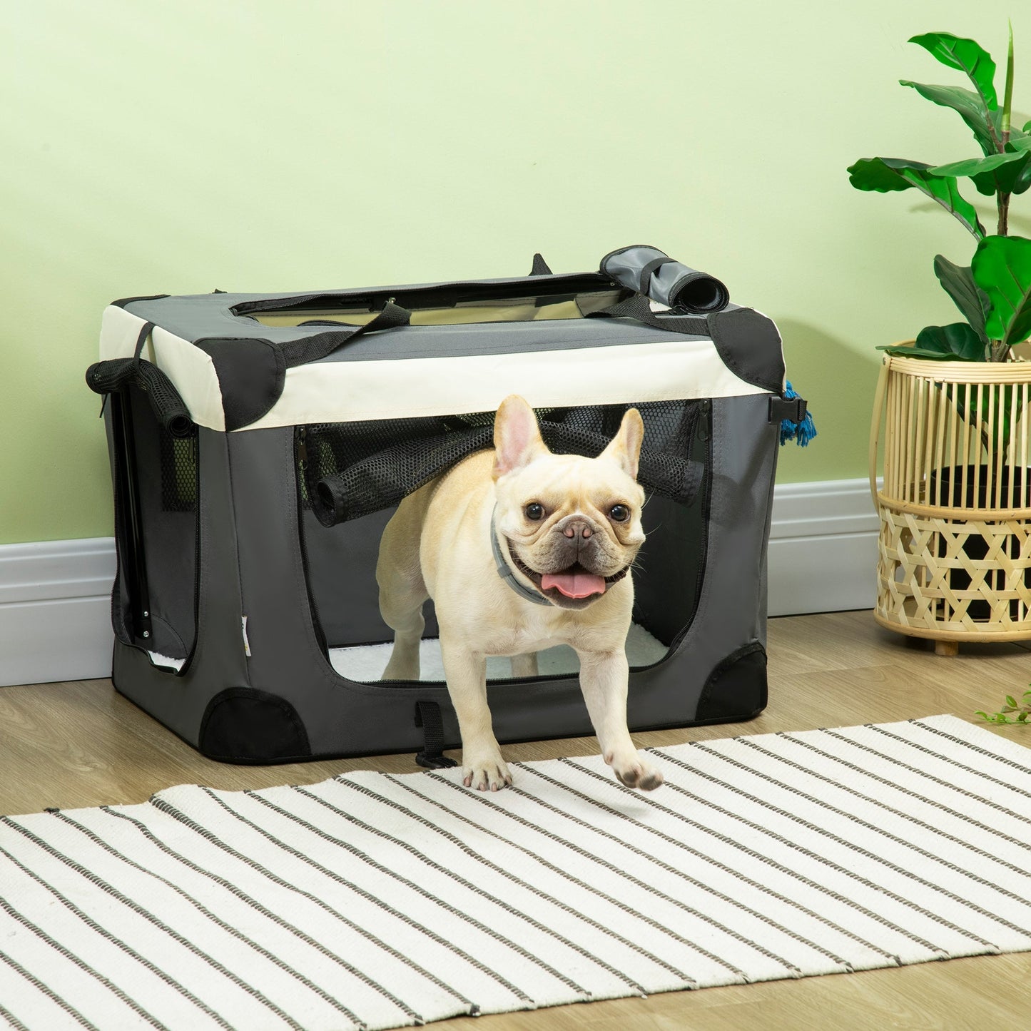 PawHut 60cm Foldable Pet Carrier