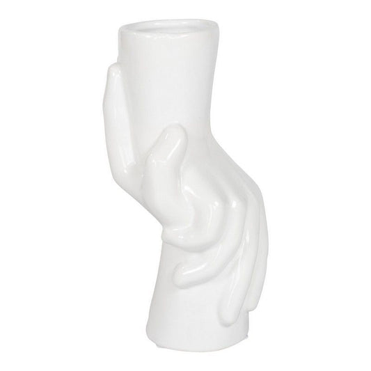 Scarthingwell Holding Hands Vase Ceramic White - 25cm