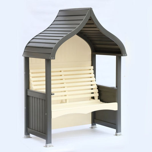 AFK AFK Premium Orchard Arbour Charcoal & Cream 2 Seat