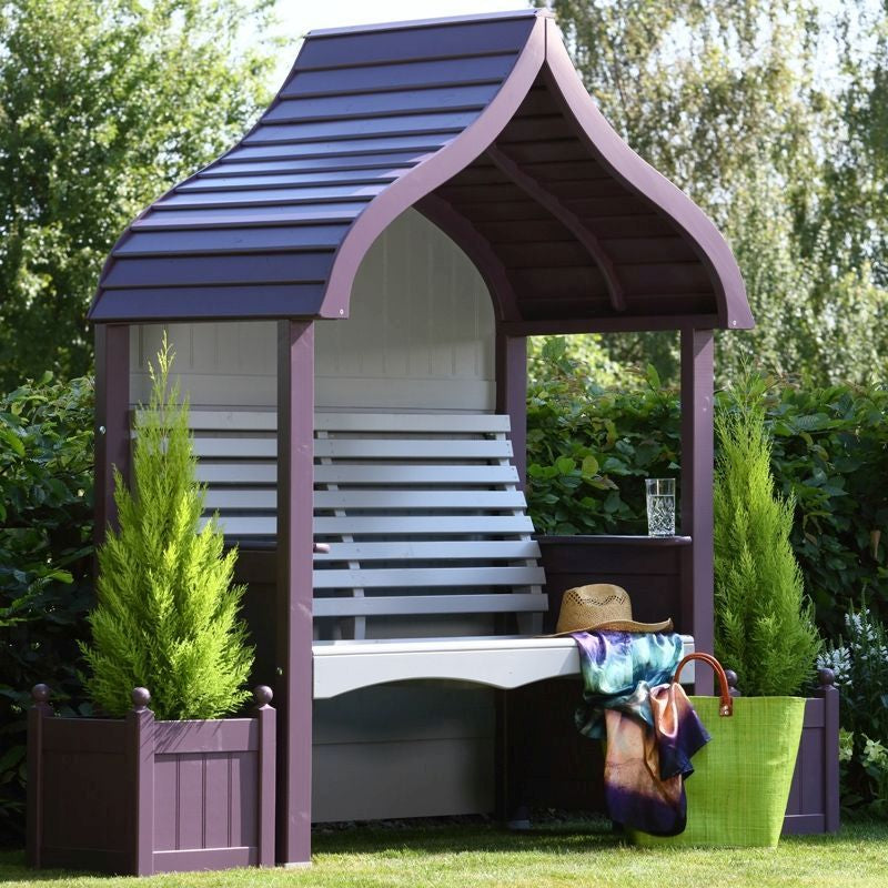 AFK AFK Premium Orchard Arbour Lavender & Stone 2 Seat