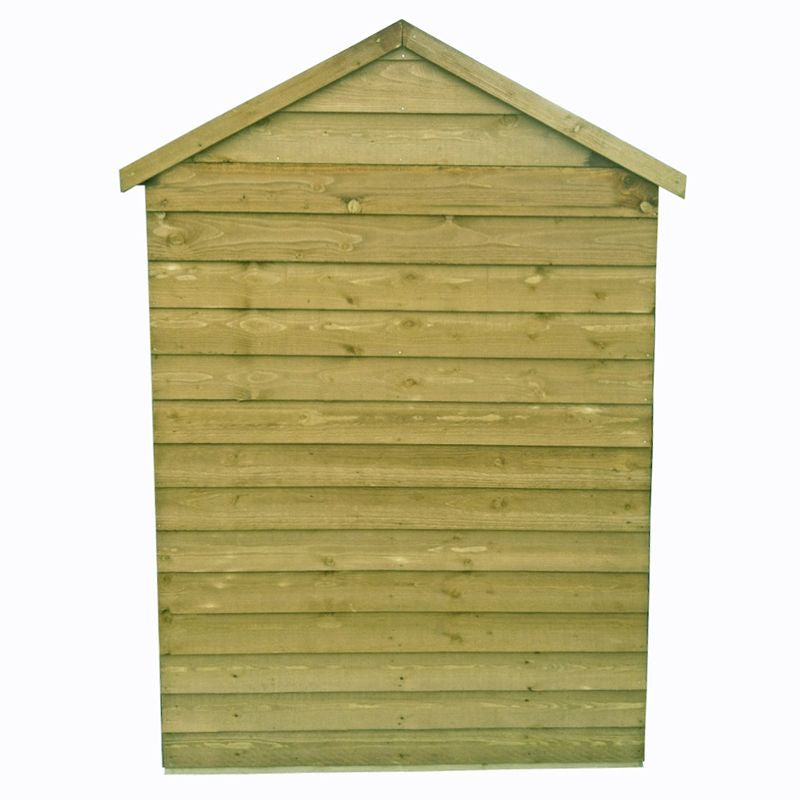 Shire Shire Ashworth 4' 4" x 3' 3" Apex Shed - Premium Pressure Treated Overlap