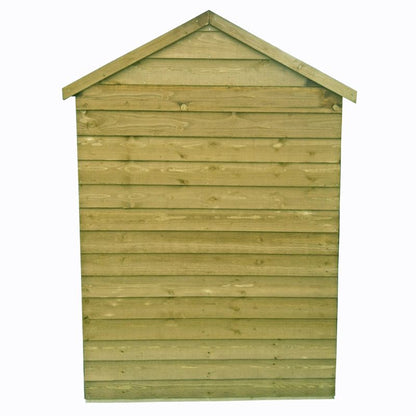 Shire Shire Ashworth 4' 4" x 3' 3" Apex Shed - Premium Pressure Treated Overlap