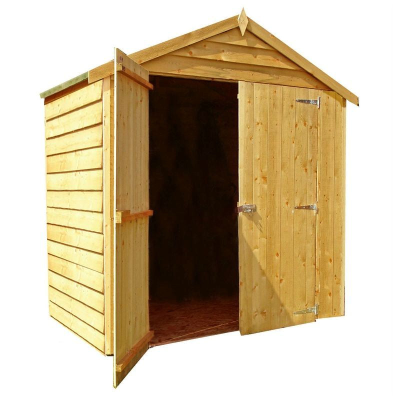 Shire Shire Ashworth 6' 7" x 4' 2" Apex Shed - Classic Dip Treated Overlap