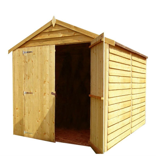 Shire Shire Ashworth 6' 6" x 8' 1" Apex Shed - Classic Dip Treated Overlap