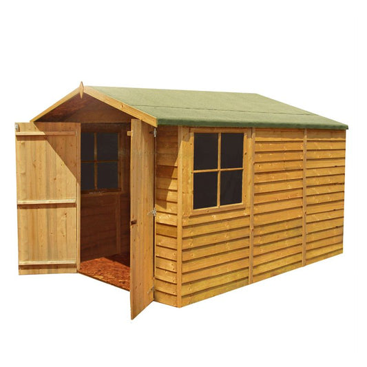 Shire Shire Ashworth 7' x 10' 11" Apex Shed - Premium Dip Treated Overlap