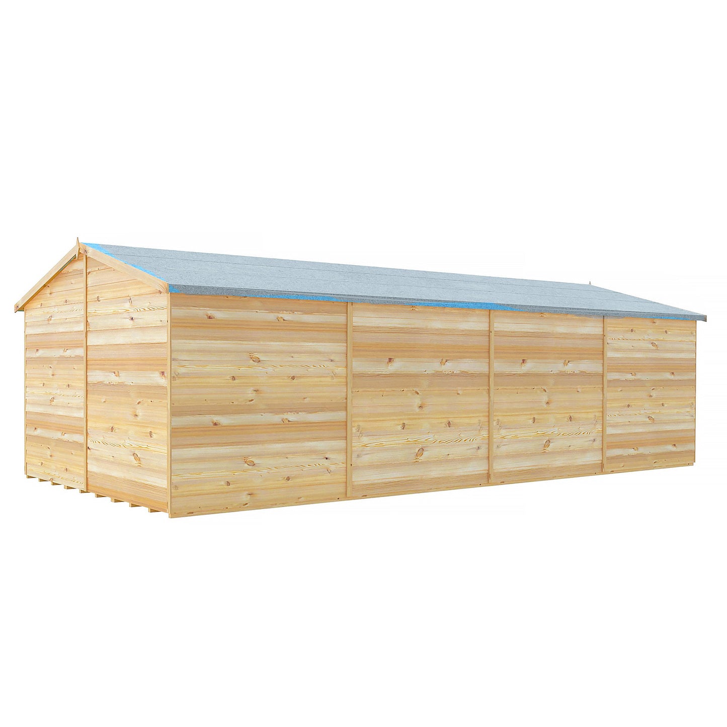 Shire Ashworth 10' 3" x 20' 4" Apex Shed - Premium Dip Treated Overlap