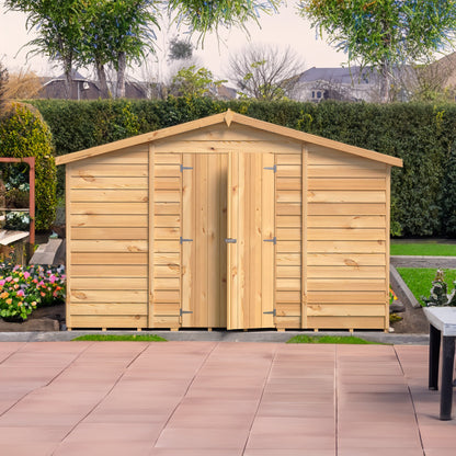 Shire Value 6' 7" x 9' 10" Apex Shed - Premium Coated Overlap