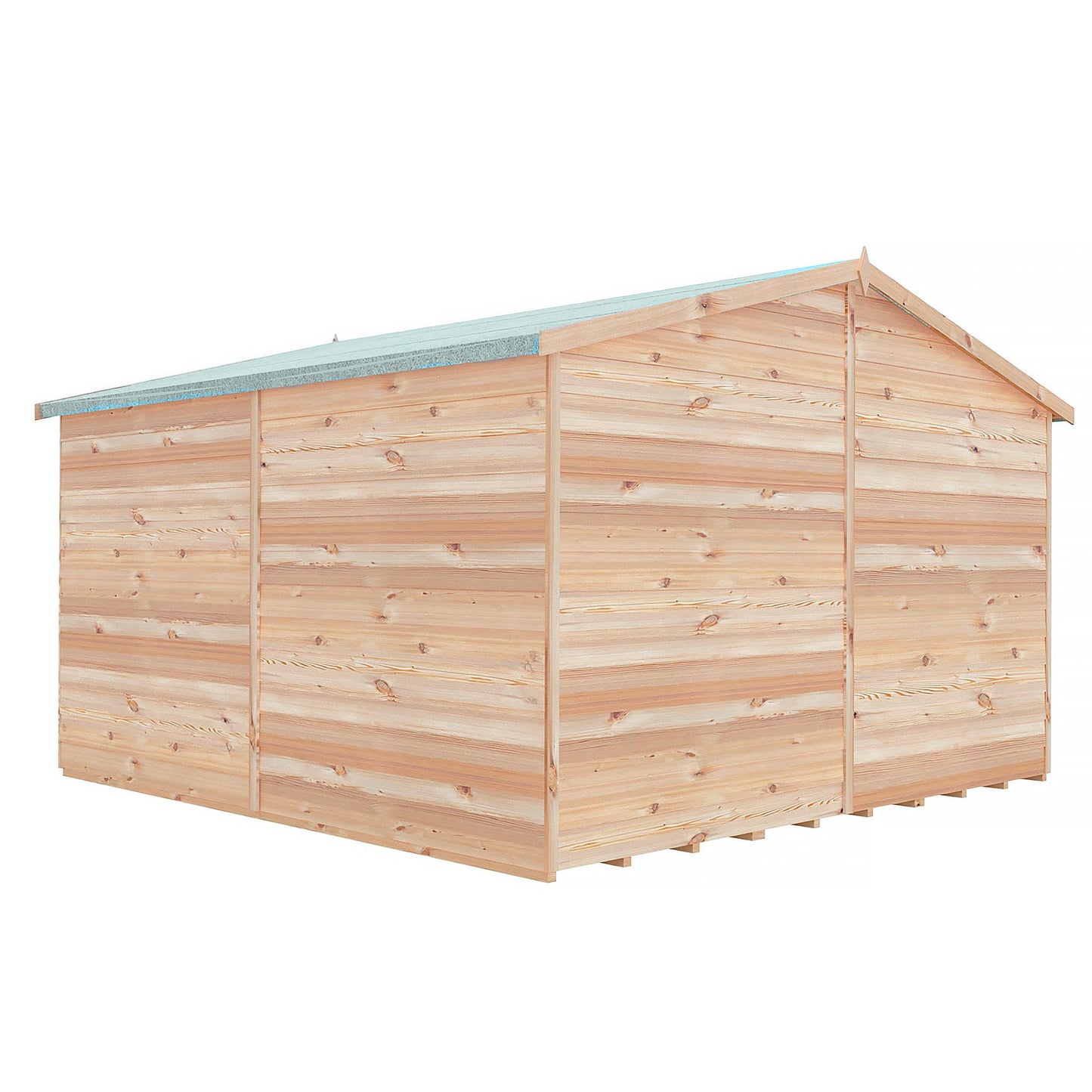 Shire Value 6' 7" x 9' 10" Apex Shed - Premium Coated Overlap