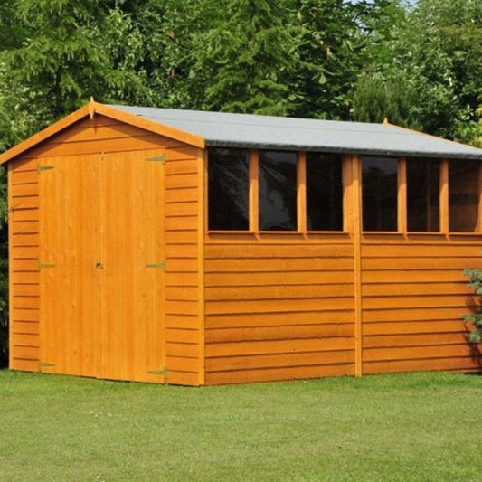 Shire Shire Value 6' 7" x 9' 10" Apex Shed - Premium Coated Overlap