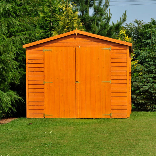 Shire Shire Value 9' 9" x 14' 9" Apex Shed - Premium Coated Overlap