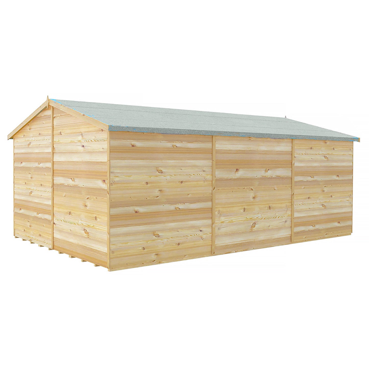 Shire Value 9' 9" x 14' 9" Apex Shed - Premium Coated Overlap