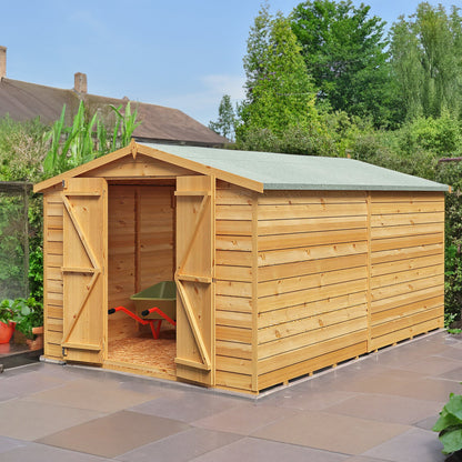 Shire Value 8' 5" x 11' 9" Apex Shed - Premium Coated Overlap