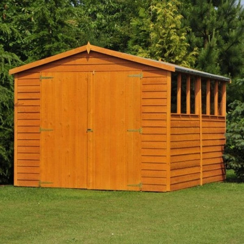 Shire Shire Value 8' 5" x 11' 9" Apex Shed - Premium Coated Overlap