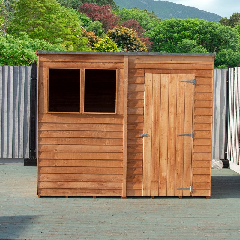 Shire Shire Value 8' 1" x 6' 6" Pent Shed - Premium Coated Overlap