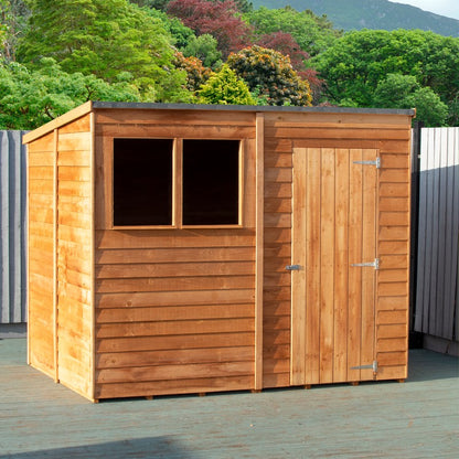 Shire Shire Value 8' 1" x 6' 6" Pent Shed - Premium Coated Overlap