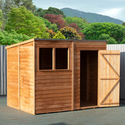 Shire Shire Value 8' 1" x 6' 6" Pent Shed - Premium Coated Overlap