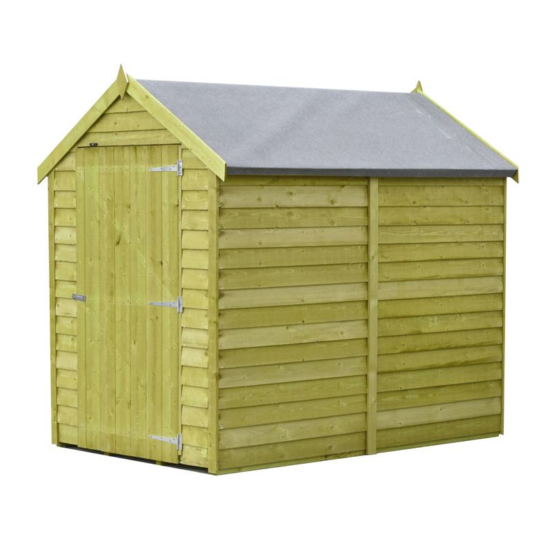 Shire Shire Canterbury 4' 5" x 6' 3" Apex Shed - Premium Pressure Treated Overlap