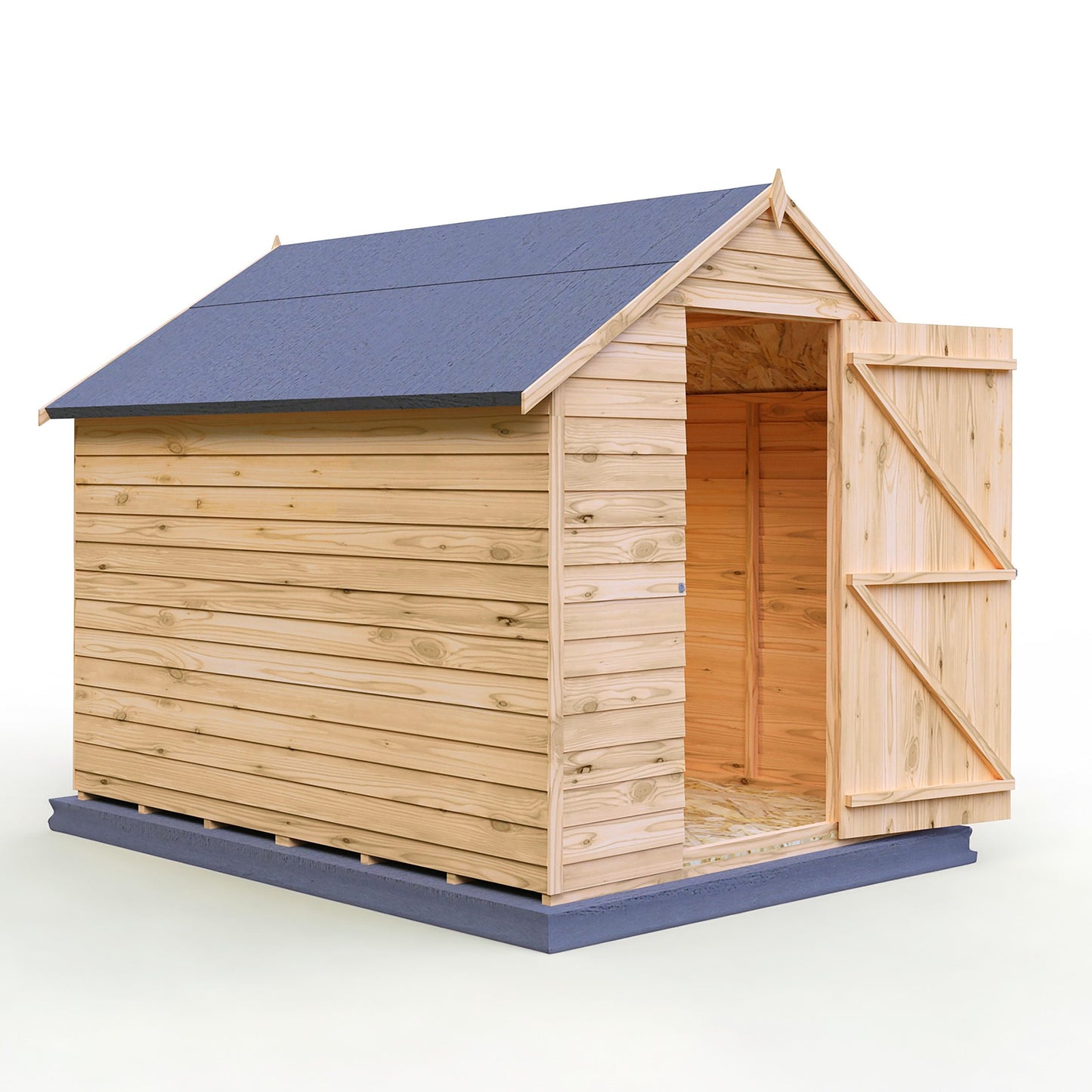 Shire Canterbury 6' 5" x 8' 1" Apex Shed - Classic Dip Treated Overlap