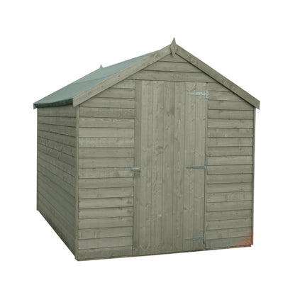 Shire Canterbury 6' 5" x 8' 1" Apex Shed - Premium Pressure Treated Overlap