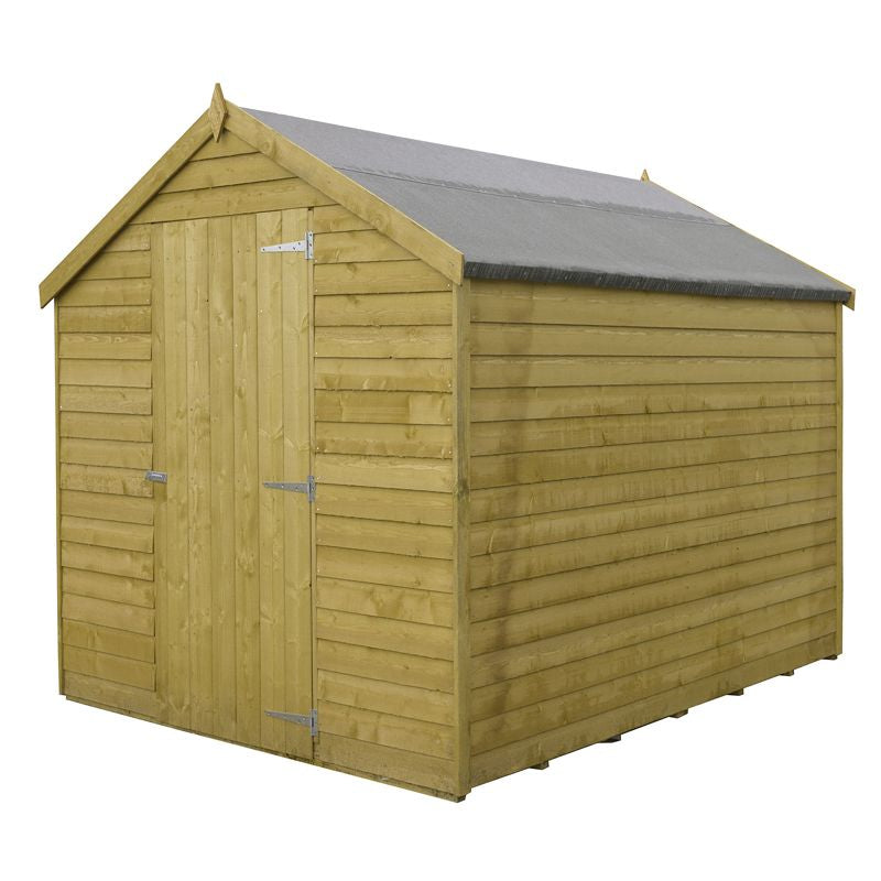 Shire Shire Canterbury 6' 5" x 8' 1" Apex Shed - Premium Pressure Treated Overlap