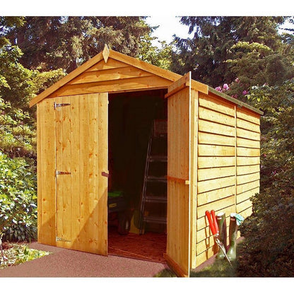 Shire Shire Cromer 6' 5" x 8' 1" Apex Shed - Premium Overlap