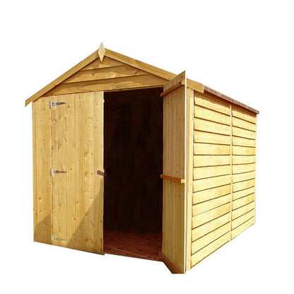 Shire Shire Cromer 6' 5" x 8' 1" Apex Shed - Premium Overlap