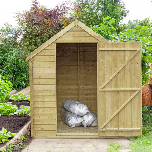 Shire Wiltshire 5' 9" x 6' 11" Apex Shed - Premium Pressure Treated Overlap