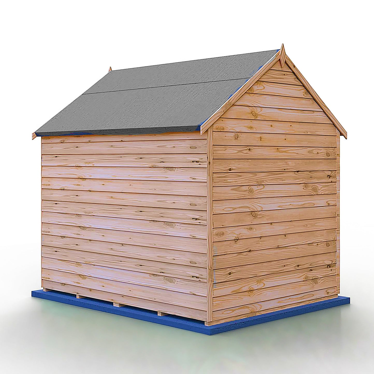 Shire Cambridge 5' 9" x 6' 11" Apex Shed - Budget Dip Treated Overlap