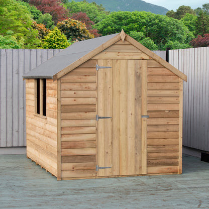 Shire Cambridge 6' x 8' 1" Apex Shed - Premium Pressure Treated Overlap