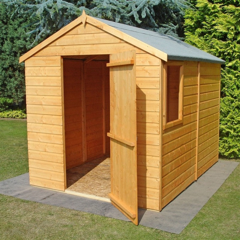 Shire Shire Cambridge 6' x 8' 1" Apex Shed - Premium Pressure Treated Overlap