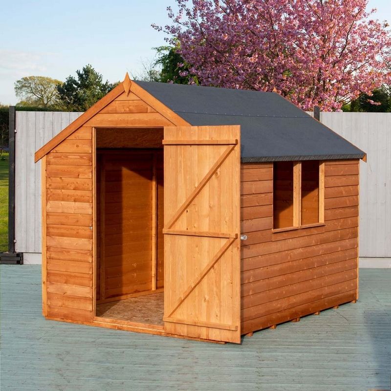 Shire Shire Cromer 6' 5" x 8' 1" Apex Shed - Budget Dip Treated Overlap