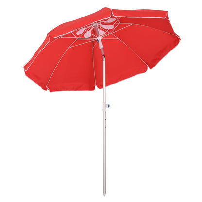 2m Arced Beach Umbrella