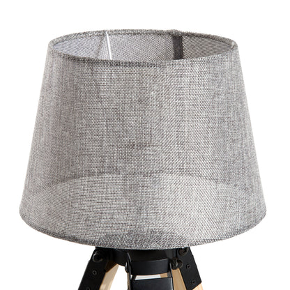 Wooden Tripod Table Lamp for Side