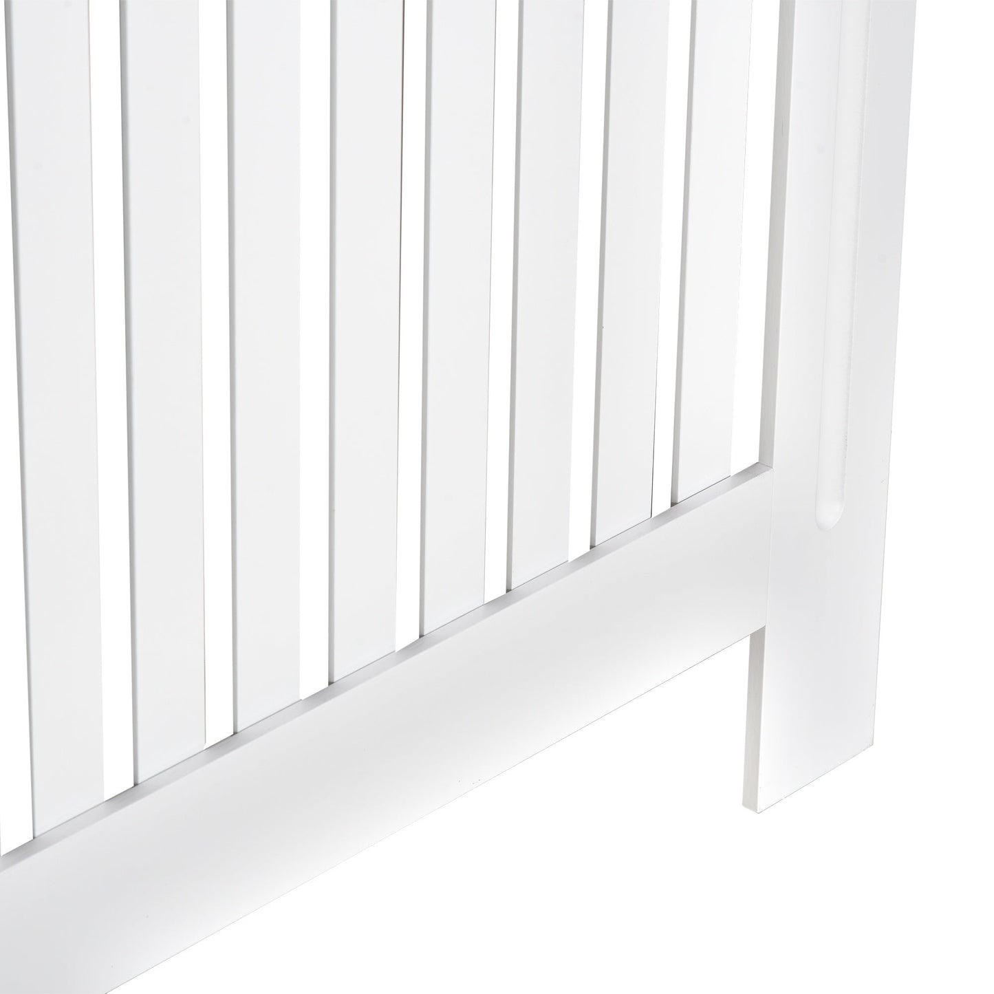 Medium-density fibreboard Radiator Cover 172L x 19W x 81H cm -White