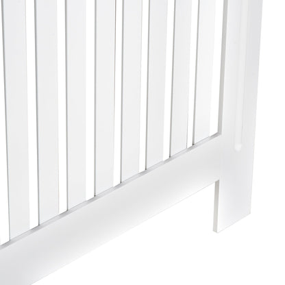 Medium-density fibreboard Radiator Cover 172L x 19W x 81H cm -White