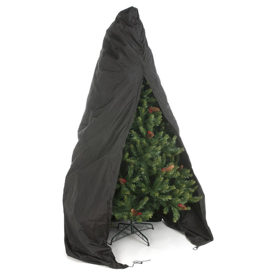 7 Foot Christmas Tree Cover Polyester Black