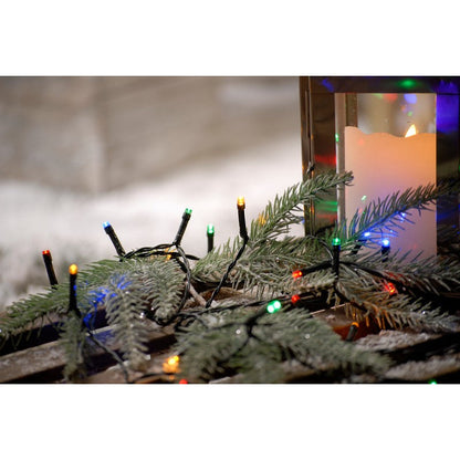 Christmas String Fairy Lights Multifunction Multicolour Outdoor 200 LED - 19.9m