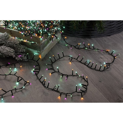 String Fairy Christmas Lights Multifunction Multicolour Outdoor 1000 LED - 24.9m Aurora