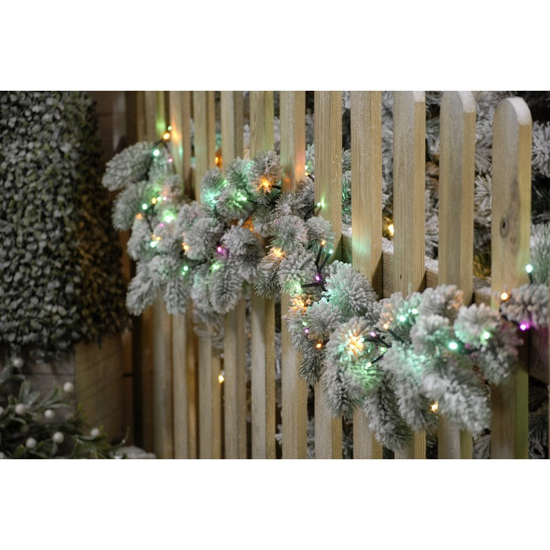 String Fairy Christmas Lights Multifunction Multicolour Outdoor 1000 LED - 24.9m Aurora