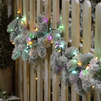 Christmas Tree Fairy Lights Multifunction Aurora Outdoor 520 LED - 12.97m Glow-Worm