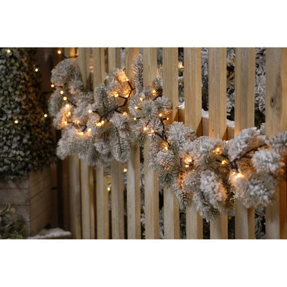 Christmas String Fairy Lights Animated Warm White Outdoor 600 LED - 15.57m Firefly