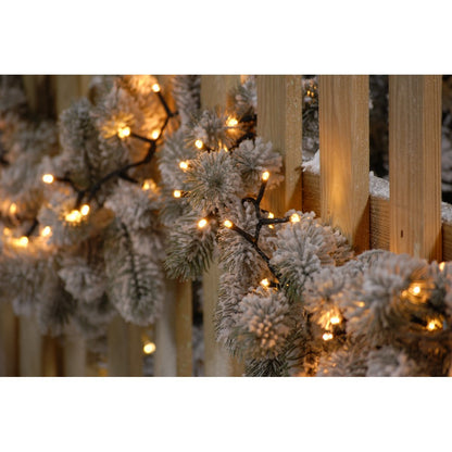 Christmas String Fairy Lights Animated Warm White Outdoor 600 LED - 15.57m Firefly