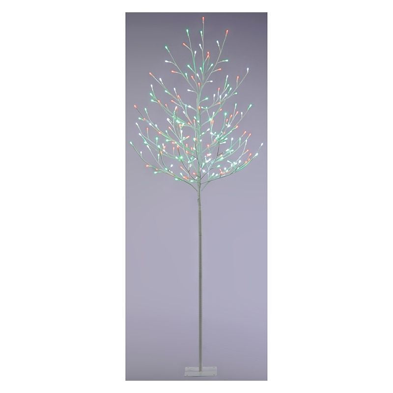 6 Foot Christmas Tree Light Feature Multicoloured Jolly Holly