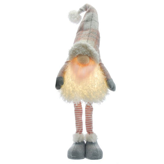 LED Gonk Christmas Decoration Grey - 74cm