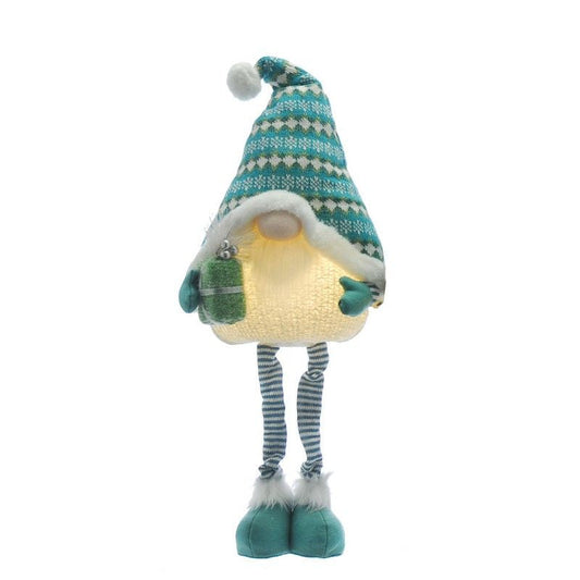 LED Gonk Christmas Decoration Blue & Green - 68cm