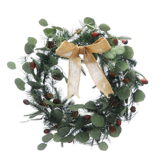 Eucalyptus Wreath Christmas Decoration - 60cm